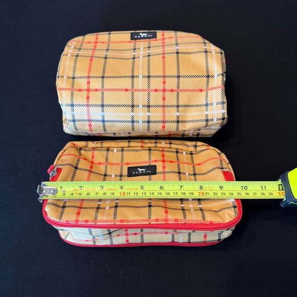 SCOUT 3-Way Toiletry & Makeup Bags in Brrrberry Plaid Burberry Pattern - Picture 12 of 16